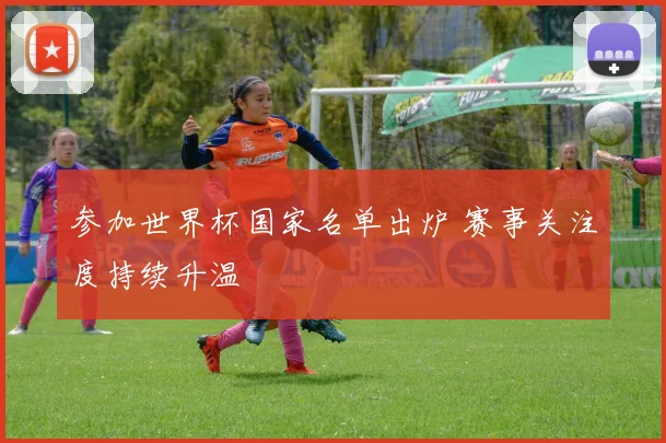 参加世界杯国家名单出炉 赛事关注度持续升温
